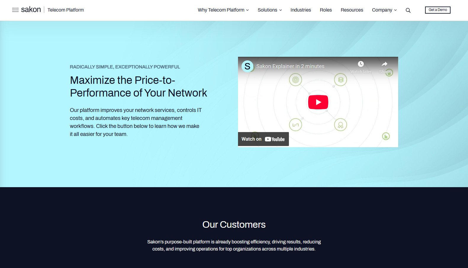 Sakon telecom expense platform